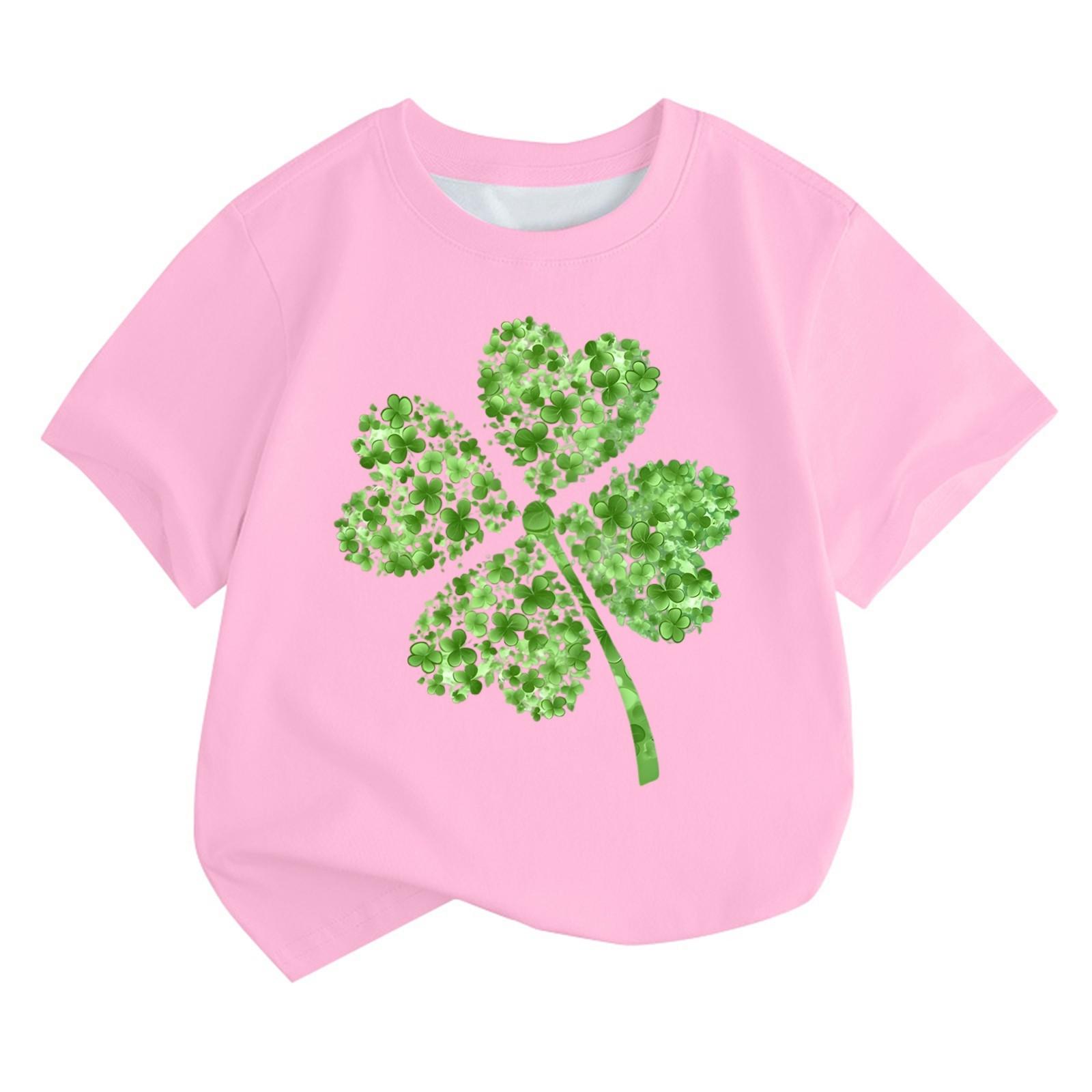 

Мальчики и девочки мода повседневный воротник принтованный короткий рукав топ 110