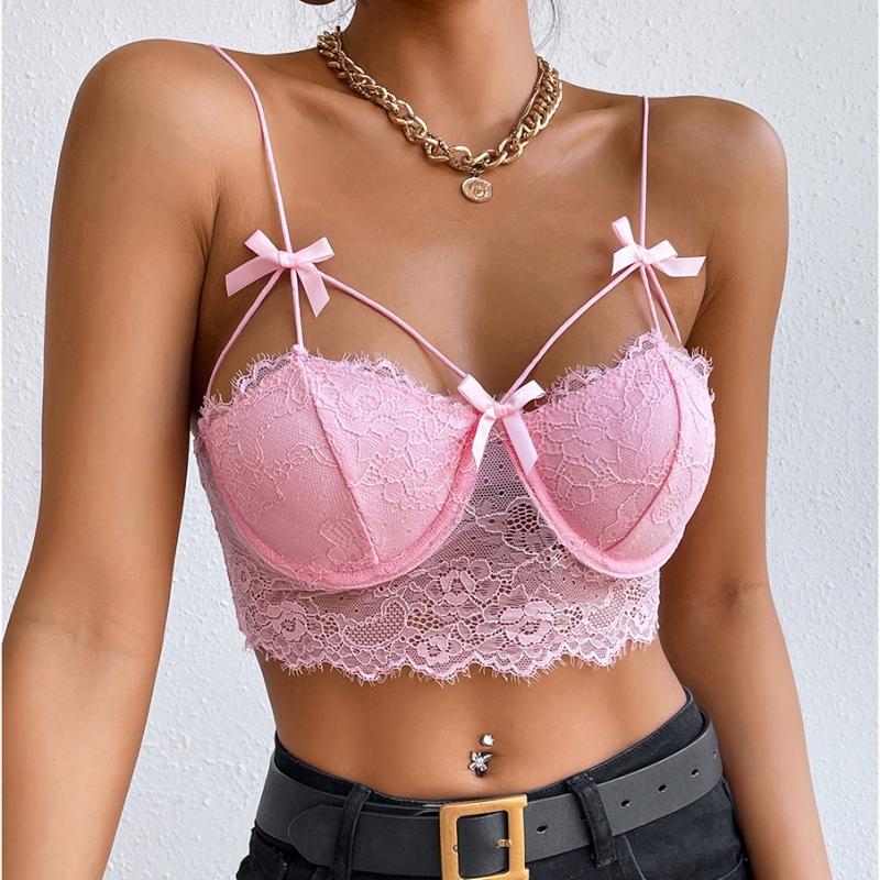 Nová, krajkou zavinutá sexy košilka slim Fit s rybí kostí bez zad
