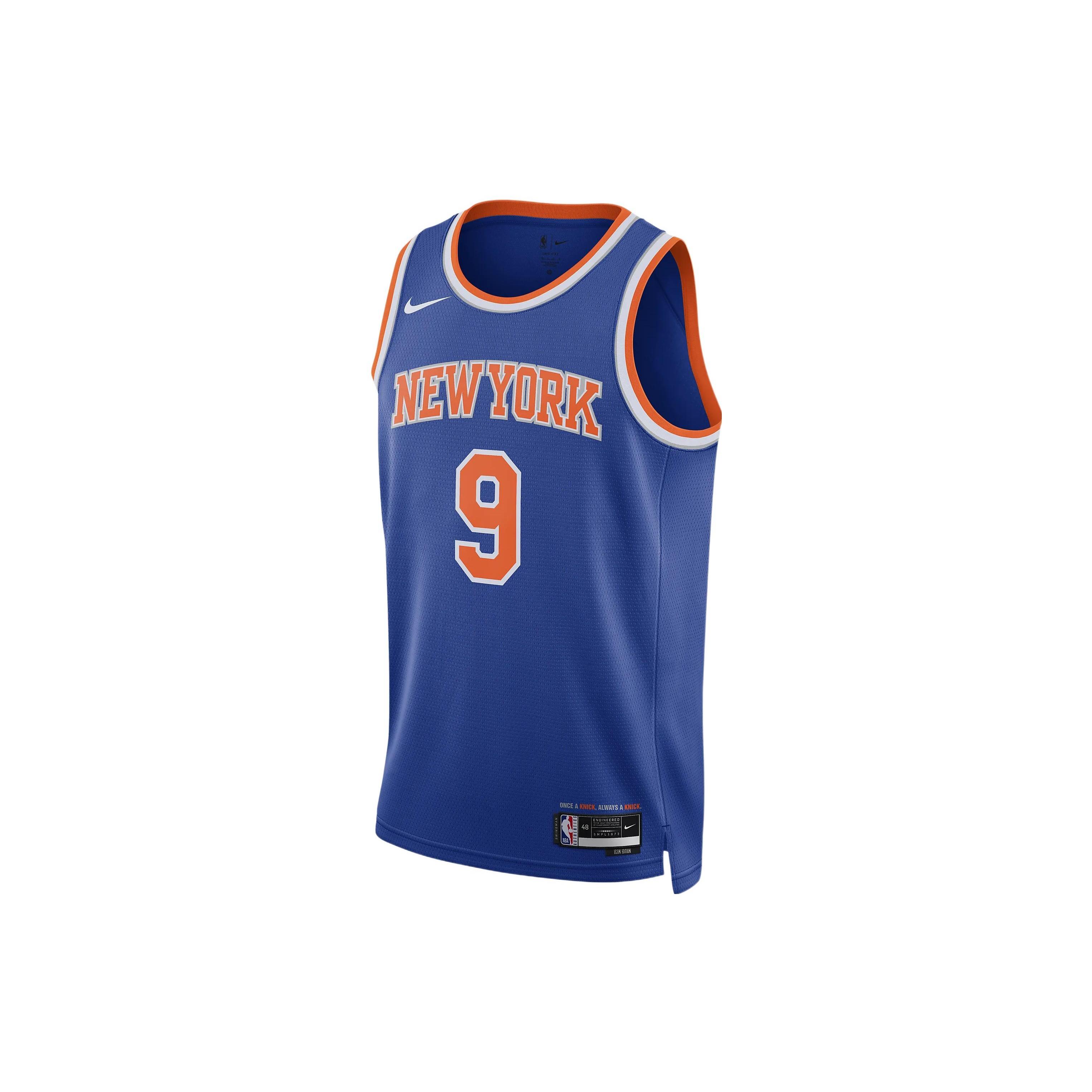 Nike Dri-FIT NBA New York Knicks RJ Barrett Icon Edition 2022/23 Swingman Jersey Men s DN2015-400 M