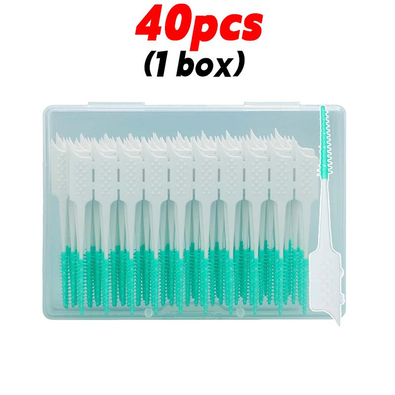 20/500pcs Disposable Interdental Brush Toothpicks Between Teeth Toothbrush Oral Hygiene Brushes Health Care Teeth Cleaning Tools