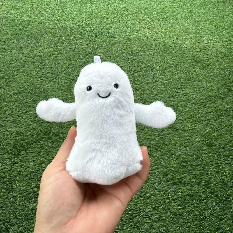 Lustige Cartoon Halloween Skelett Fledermaus Plüschpuppe Anhänger Schlüsselanhänger Kreativ Niedlich Rucksackzubehör Für Kinder Feiertagsgeschenke