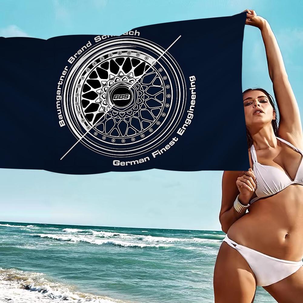 B-BBS LOGO Beach Towel For Kids Personalized Bath Towel Pool Towel Vacation Gift Picnic Towel Party Gift
