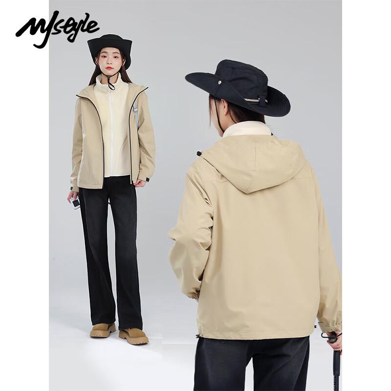 

Женская куртка с капюшоном из софтшелла MJ STYLE с 3-кратной защитой S