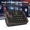 Musical Mini Audio Mixer Multi Function Effects Mixing Console USB BT Connection 48V Phantom Power for Conference