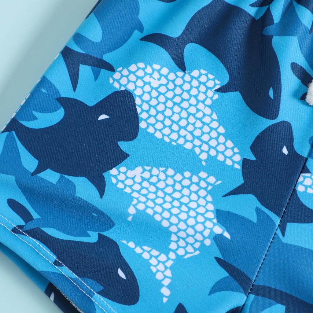 Kids Quick-Dry Cartoon Swim Trunks - Boys' Boxer Style for Children