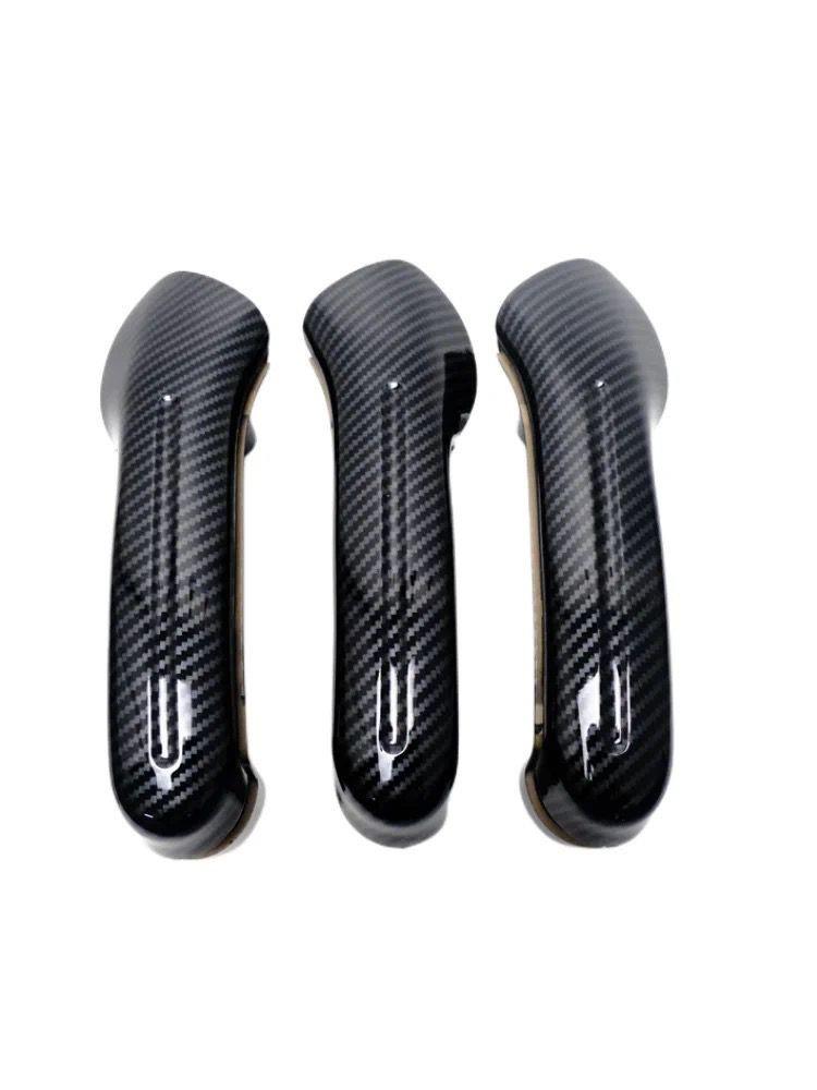 Compatible with VW Golf 4, Classic Bora, Jetta: Carbon Fiber Water Transfer Interior Pull Handles.