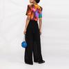 Y-3 High Waist Solid Color Wide Leg Trousers Women Bottoms Black GT5300