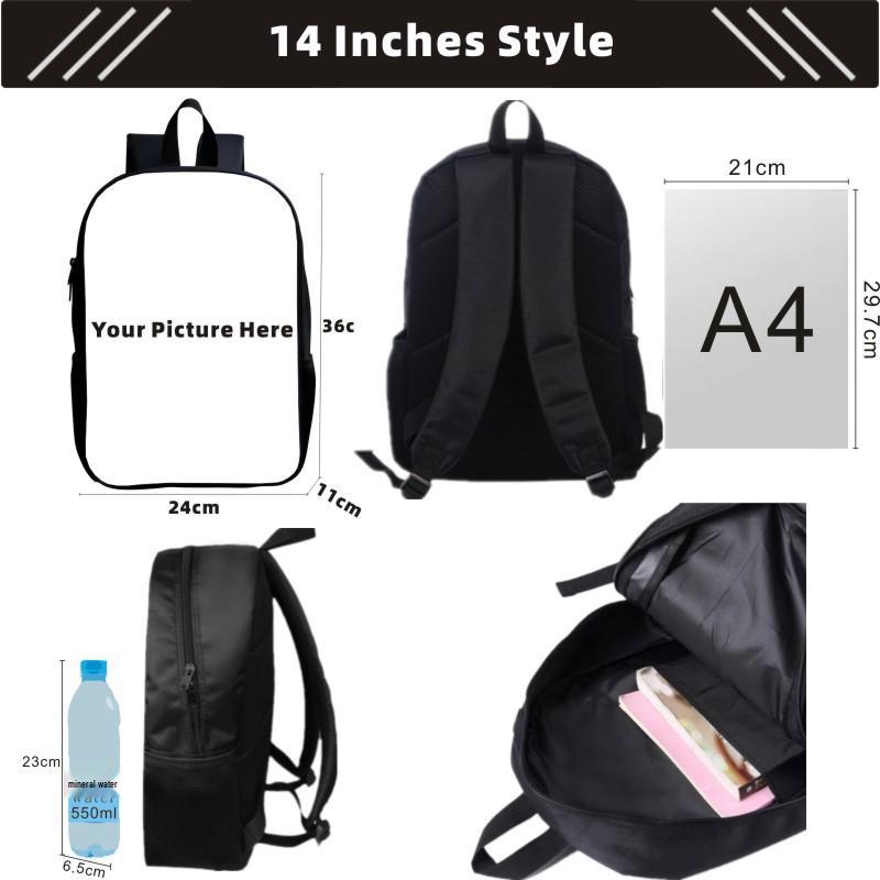 Custom Design Digital Printing Elementary School Backpack for Boys and Girls