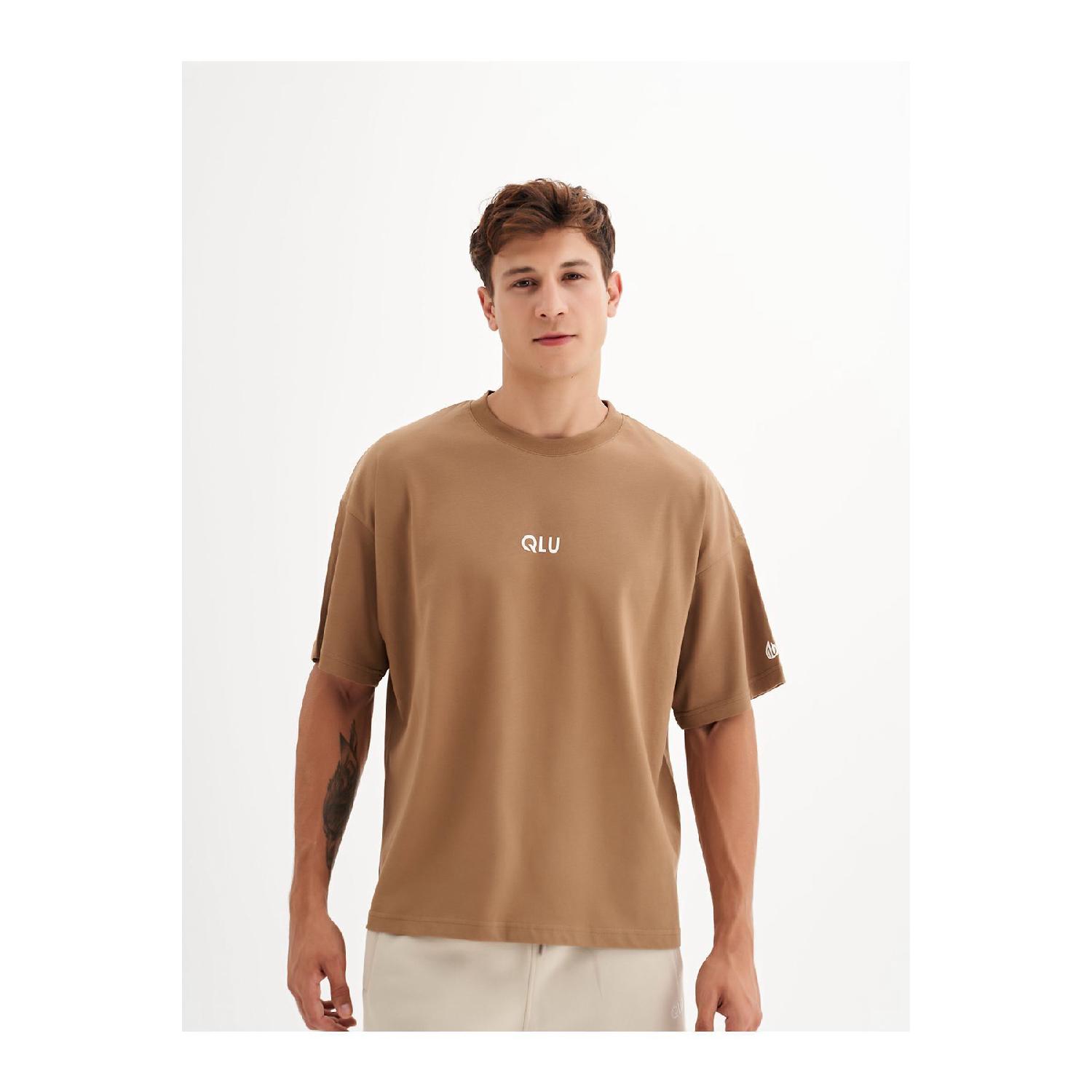 

Коричневая футболка оверсайз унисекс Infinity XS чёрный