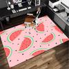 Watermelon Slice Pattern Office Rug Chair Mat, Entryway Carpet, Suitable for Front Door, Bedroom, Living Room, Desk, Holiday Gift