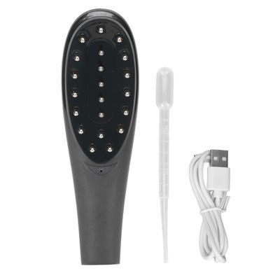LED Scalp Serum Applicator 5 Levels Microcurrent Vibration Anion Fluid Medicine Scalp Applicator