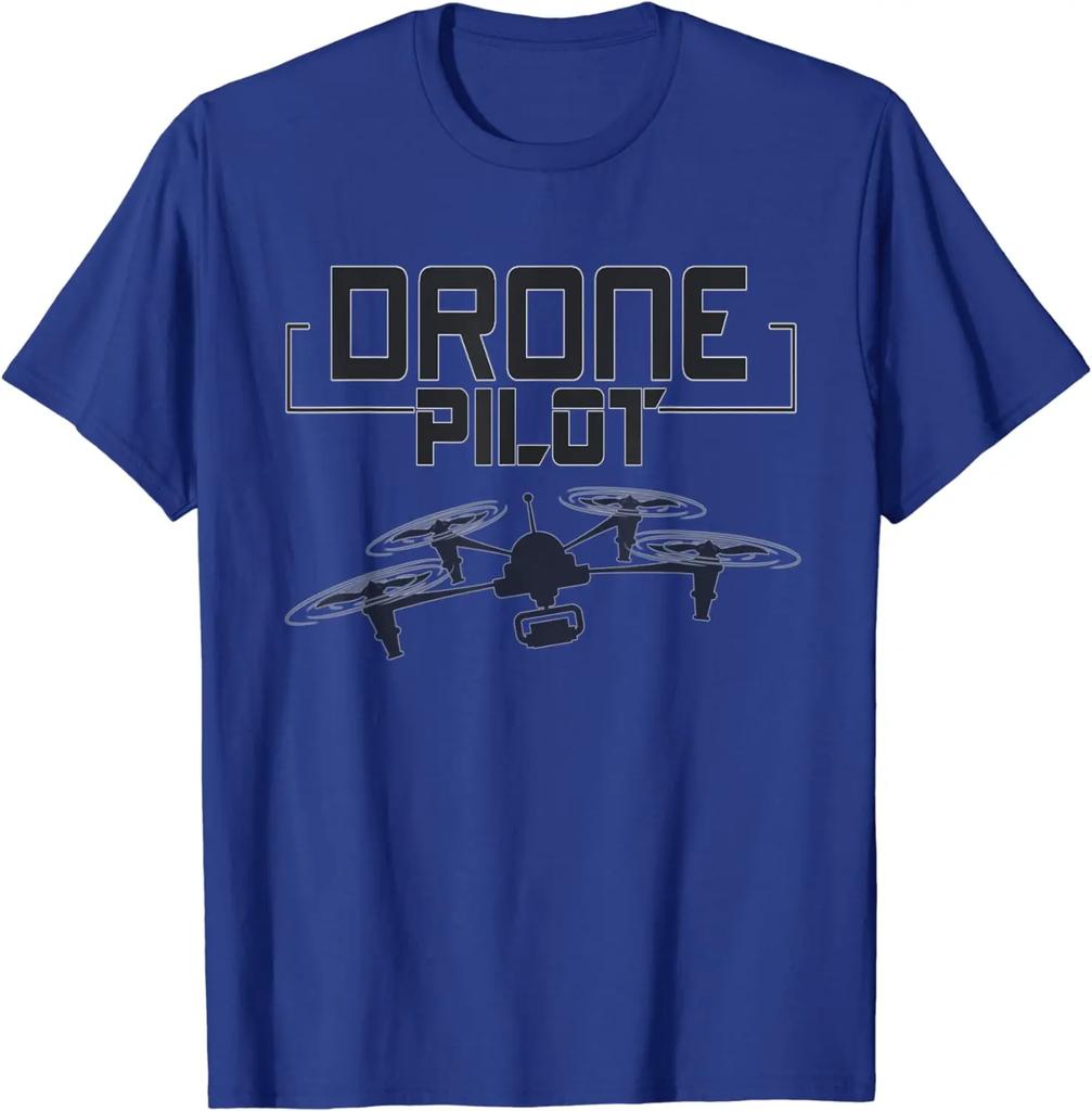 Drone Pilot UAV Racing TShirt 100 Cotton ONeck Summer Short Sleeve Casual Mens Tshirt Size S3XL