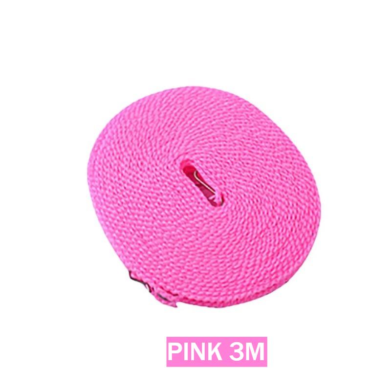 Windproof ClotheslineMeters Durable Clothes Line Rope Portable Clothes Drying Line Length Adjustable Non-Slip Lines