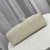 New lunch box bag, cowhide leather women's bag, messenger bag, shoulder bag, underarm bag.