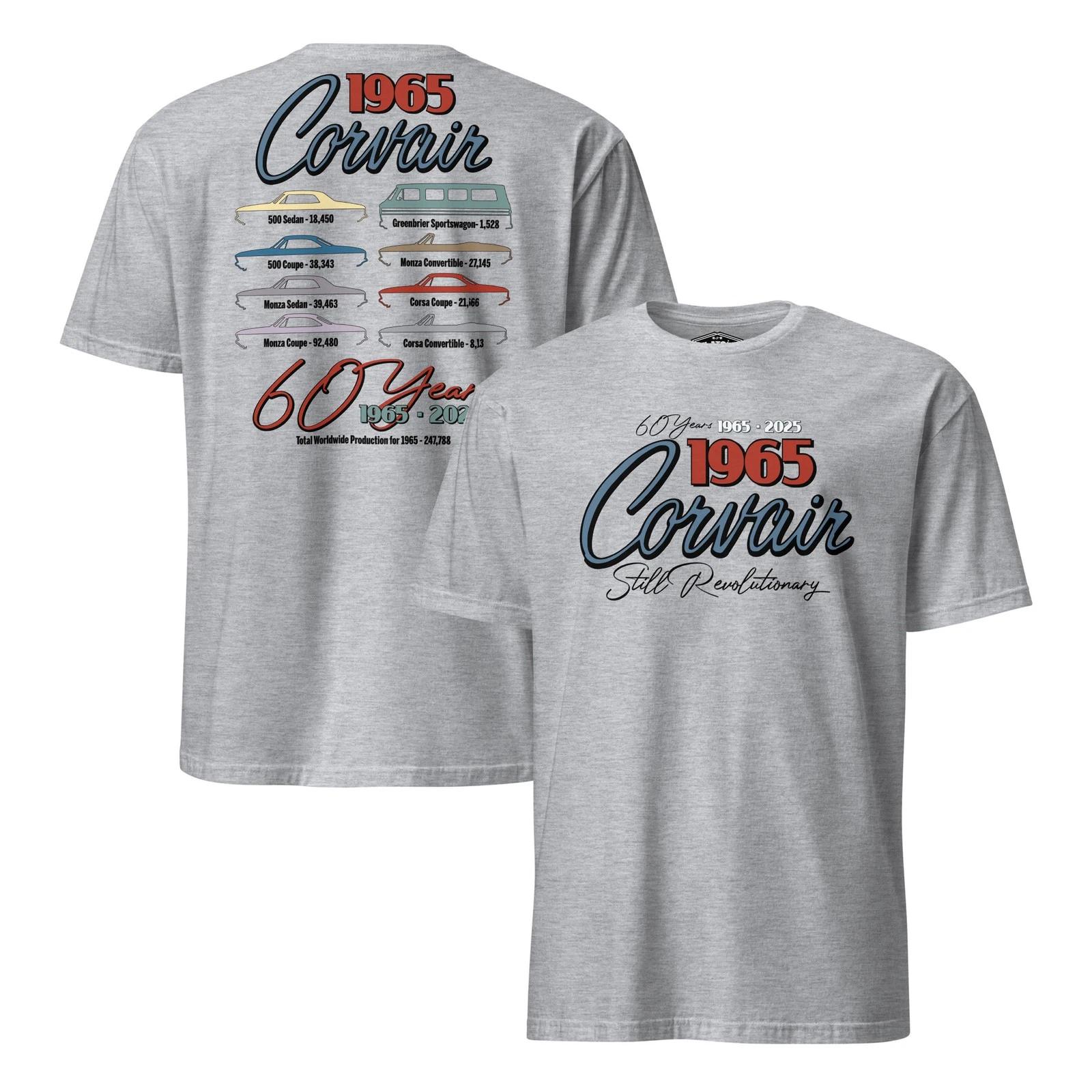 Corvair 1965 Anniversary 60th Short-Sleeve T-Shirt S
