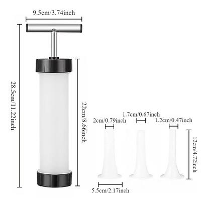 1set Household Enema Device Handmade Sausage Making Tools Small Sausage Filling Device Hand Push Meat Needle Enema Tool