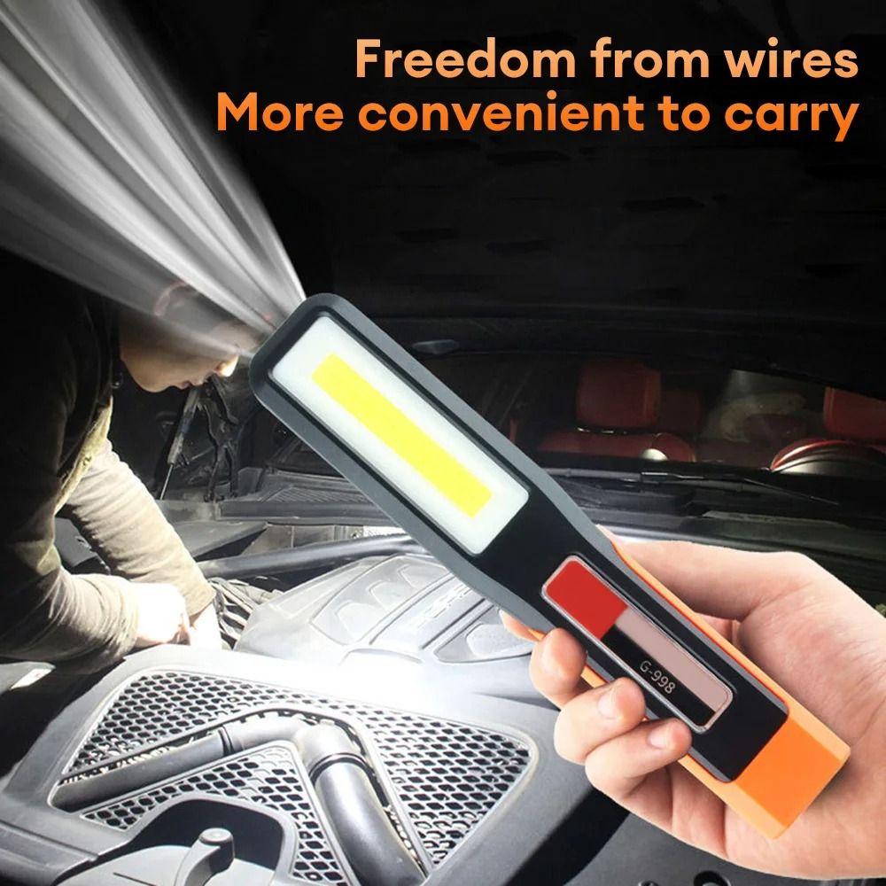 3 Lighting Modes USB Rechargeable Flashlight 270 Degree Rotating Emergency Light  Camping