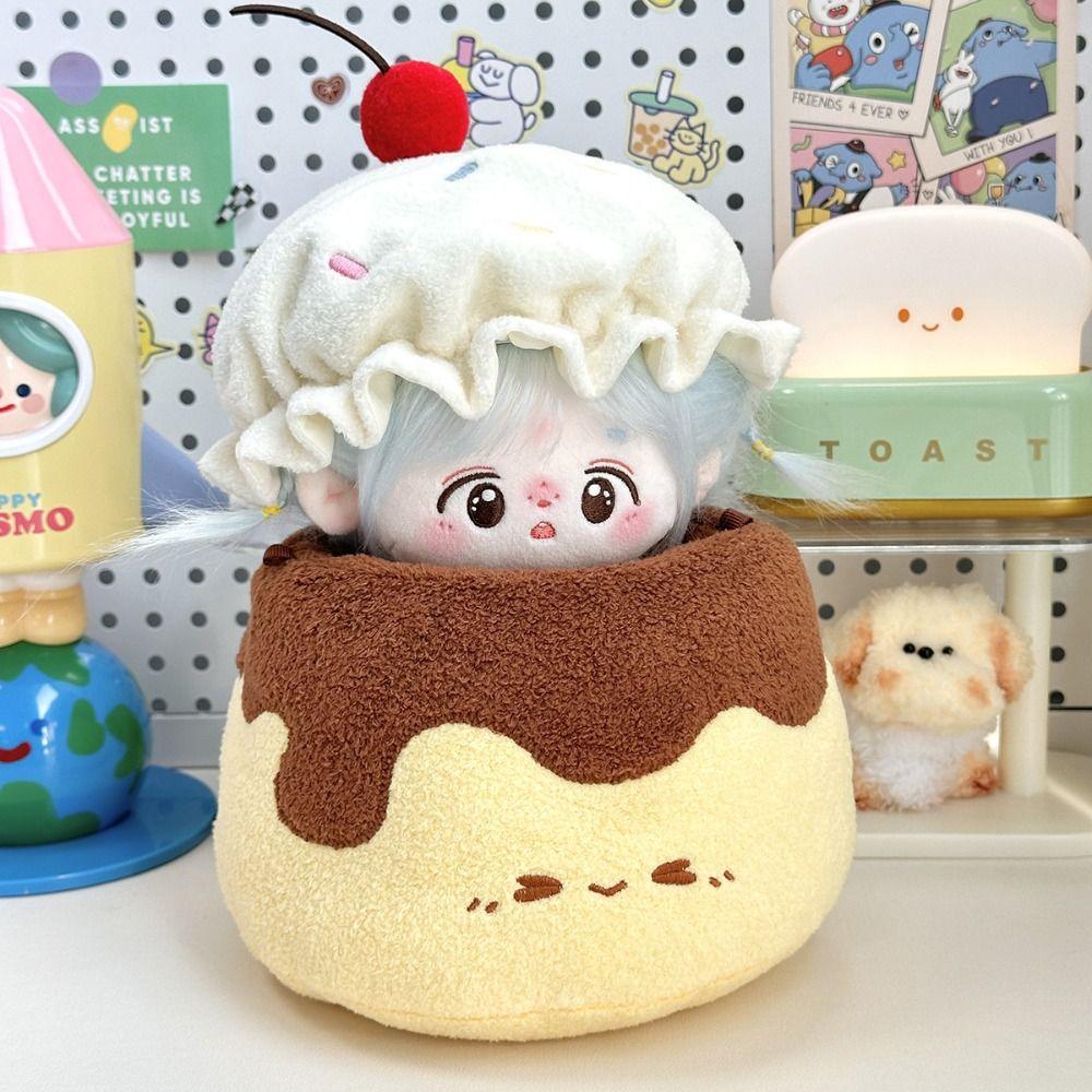 Dessert Party Series Cotton Doll Dress No Attribute Set 20cm Doll Headwear  Party Series