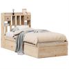 Solid Wood Bed without Mattress 75 x 190 cm Pine Wood