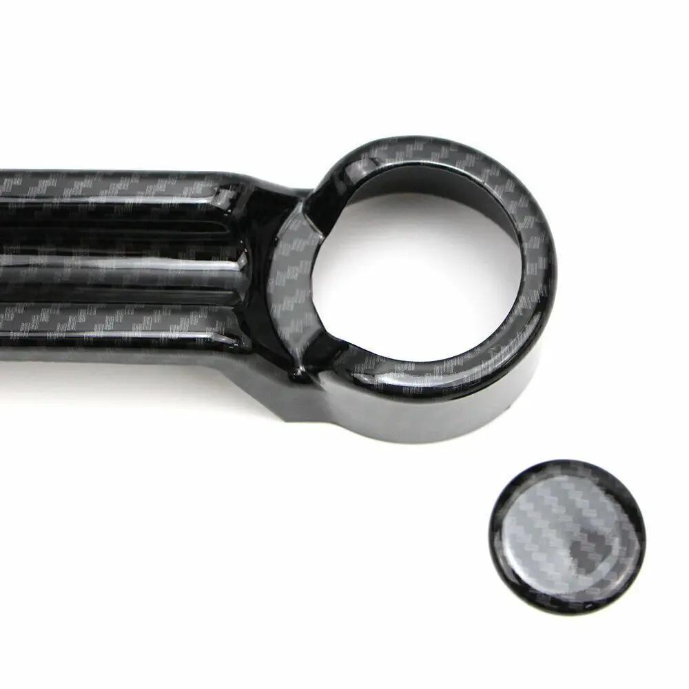 For Jeep Wrangler JK JKU 2007-2018 Liberty Dodge Nitro Car Carbon Fiber Style Exterior Door Handle Moulding Cover Trim Decor
