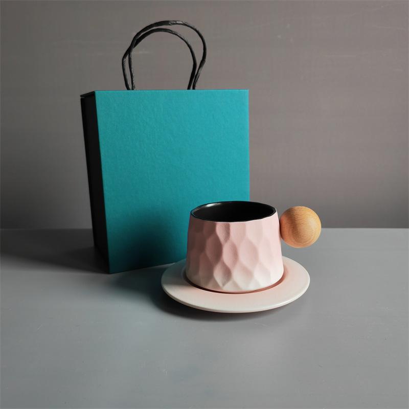 Light Luxury Ceramic Coffee Cup Cup Creative Household High Value Latte Water Cup
