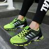 Couple Lightweight Running Shoes Jogging Shoes 2025 Spring New Sports Shoes Flying Woven Breathable Shock Absorption Foreign Trade Size