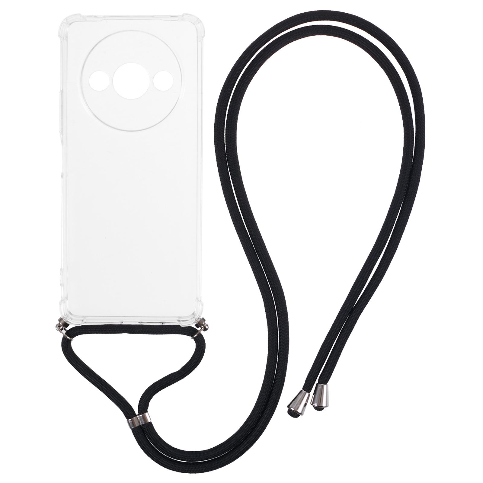 

For Xiaomi Redmi A3/Poco C61 4G Case TPU Anti-Scratch HD Clear Protective Back Phone Cover with Lanyard A