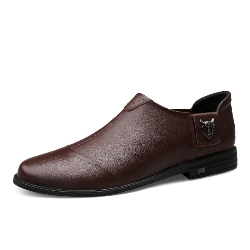 

Лидер продаж мужская обувь из натуральной кожи Европа Америка мягкая подошва удобные мокасины официальная обувь для банкета мужская обувь на плоской подошве 37