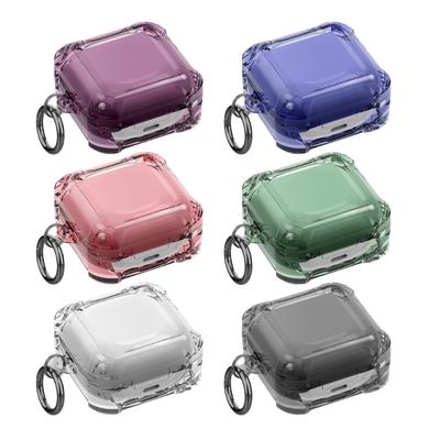 Transparents Earbud Case Scratch Resistant TPU Protections Sleeve for 2/FE with Lanyard Keychains