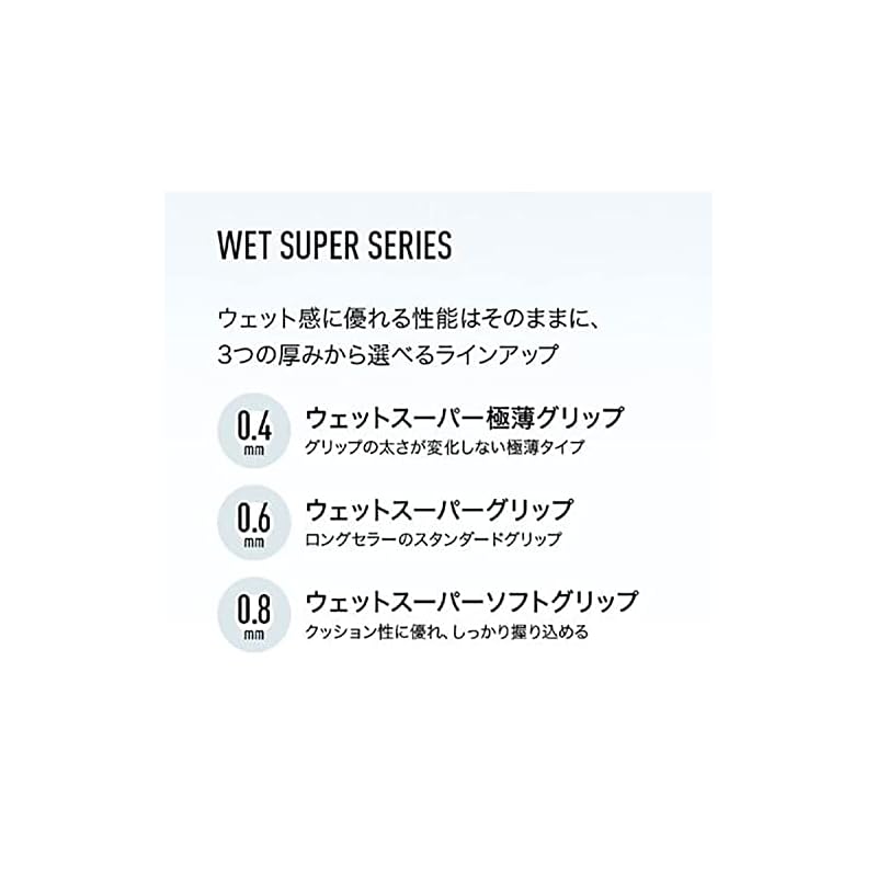 YONEX Wet Super Soft Grip (Pack of 3) AC136-3 011 White