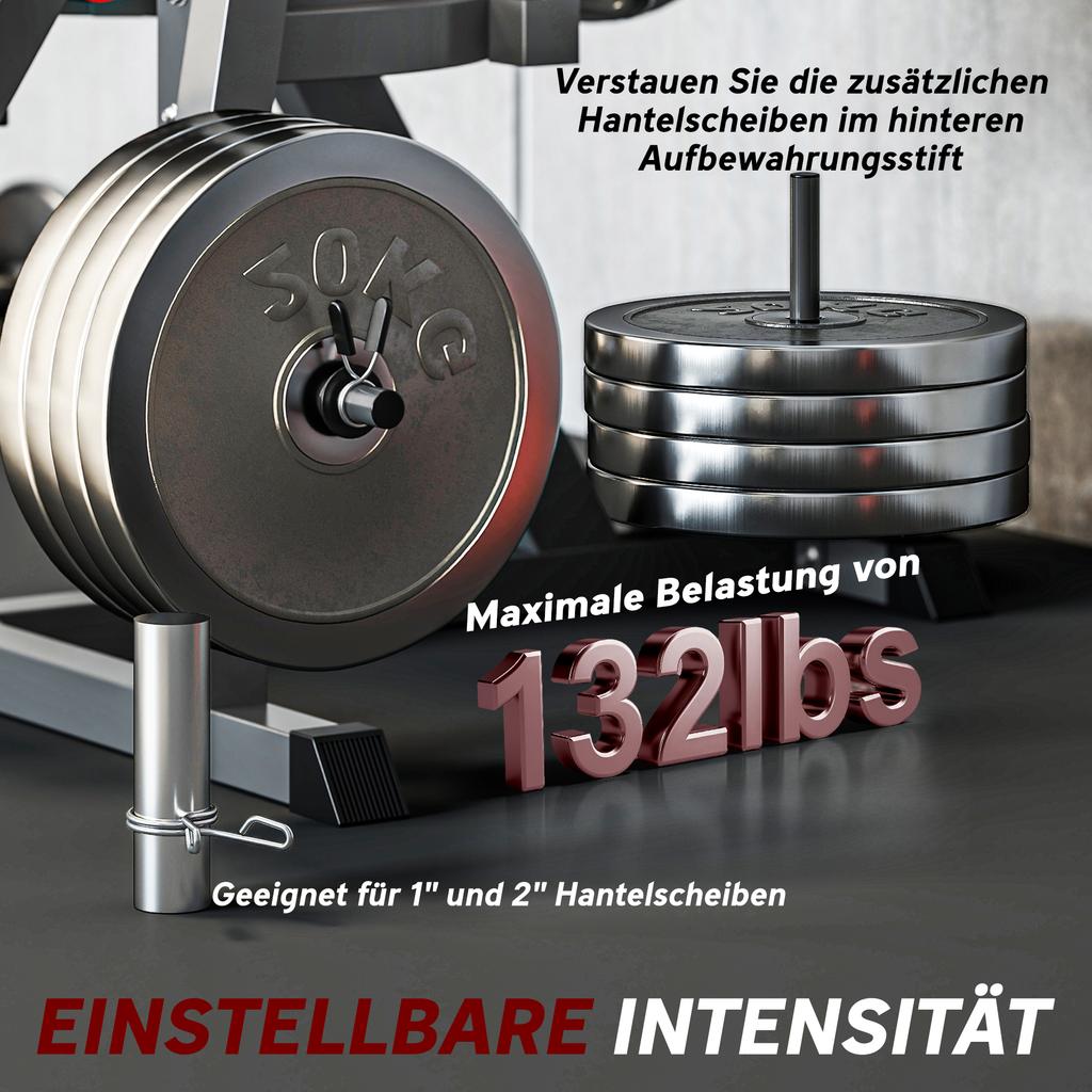 Sitzende Beinpresse und Beinstrecker, Verstellbare Beinhebermaschine und Curlmaschine mit Scheibenbeladung für Hüfte, Oberschenkel, Unterkörper-Training