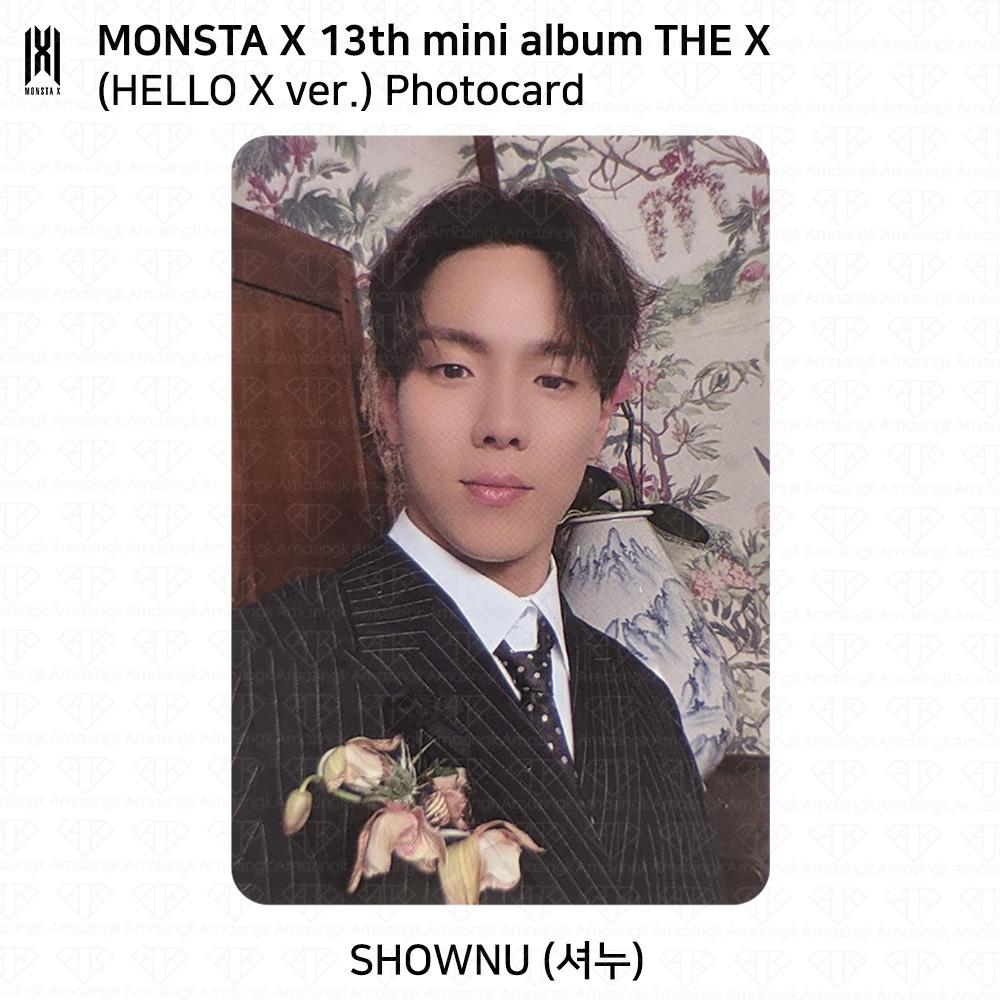 Monsta X The 13th Mini Album THE X Photobook Ver Hello X Ver Official Photocard