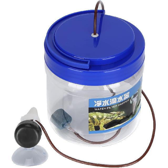 Reptile Chameleon Drinking Fountain Water Dripper, Reptile Water Dripper, Reptile Watering Tool, Reptile Drinking Feeder, for Snake, Gecko, Lizard,