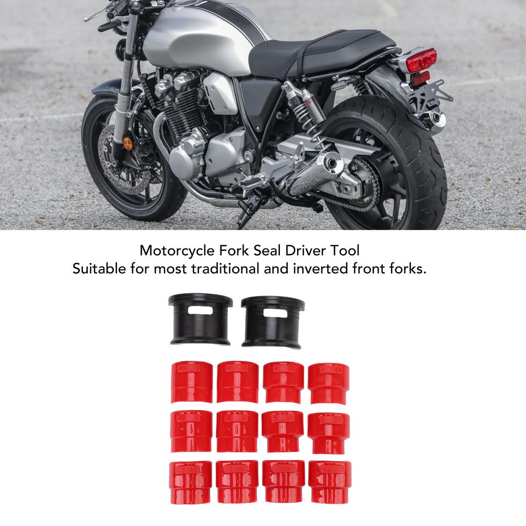 Motorrad Fahrrad Gabel Treiberwerkzeug Gabel Treibersatz Sicher Einfach zu Bedienen Kohlenstoffstahl ABS für Motorrad