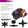 2/4pcs MG996R Servo Motor Metal Gear Torque Digital Servo Motor for Futaba JR RC Helicopter Car Boat Robot Control Angle 180°