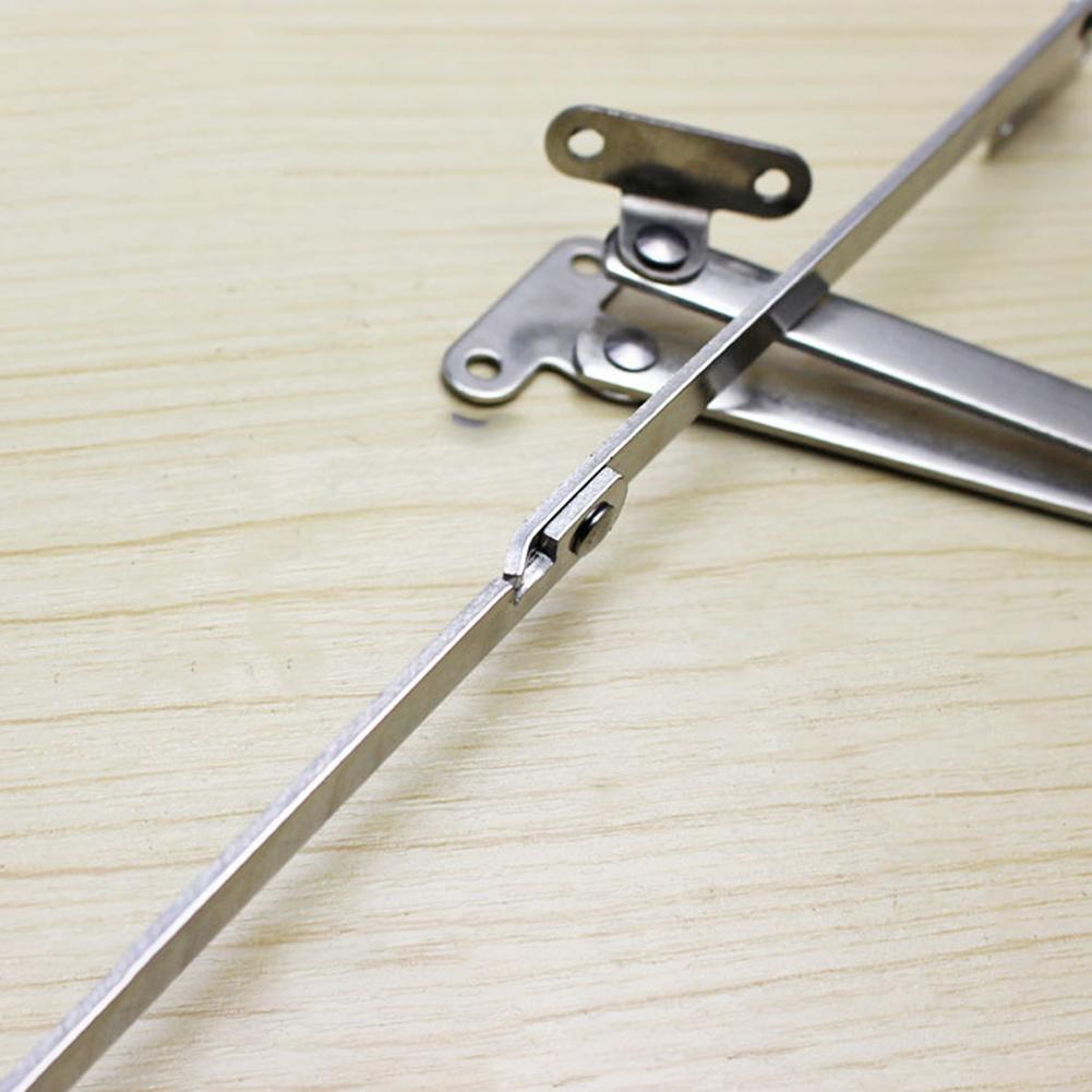 2Pcs Cabinet Hinges Metal Folded Door Pivot Hinges Doors Close Lift Up Stay Support Hinges for Furniture Cabinet Cupboard Door