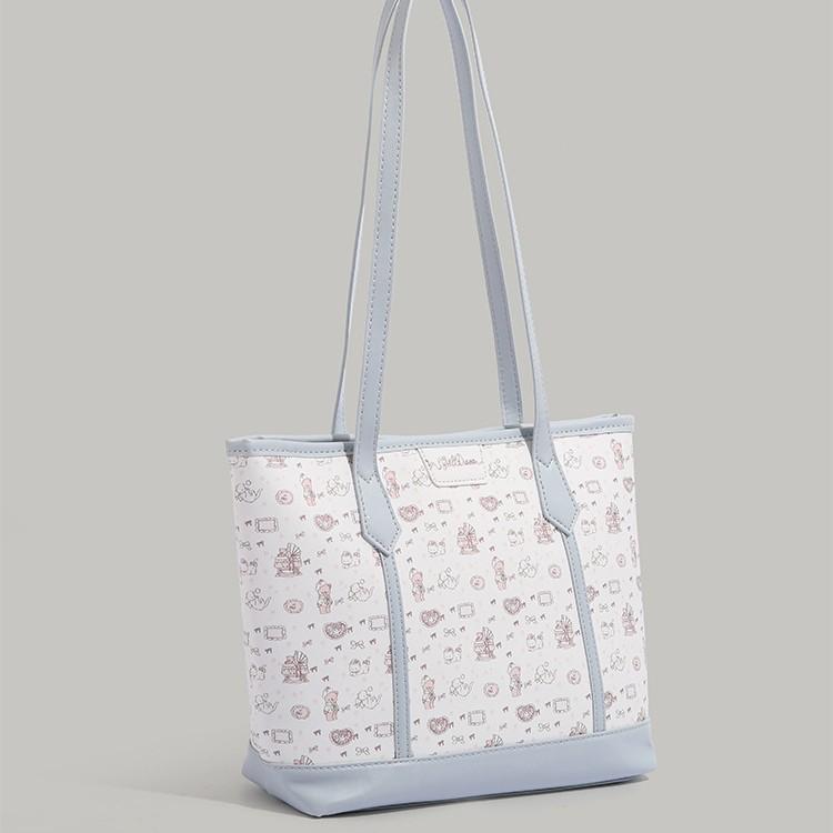Niche Design Cute Tote Bag for Girls Large Capacity Handbag Commuting Outgoing Student Cartoon Shoulder Bag for Women