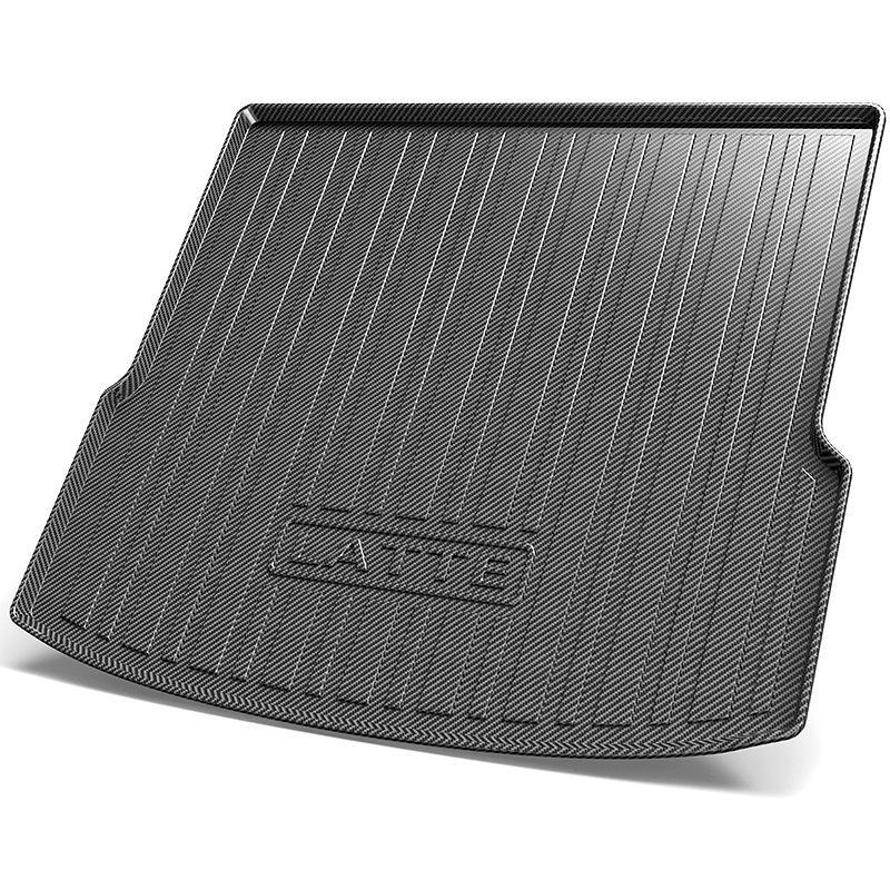 Latte DHT Trunk Mat: Special Car TPE Rear Mat