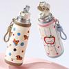 Cartoon Pattern Stainless Steel Thermos Cup Large Capacity Water Bottle Insulated Cup  Student Use
