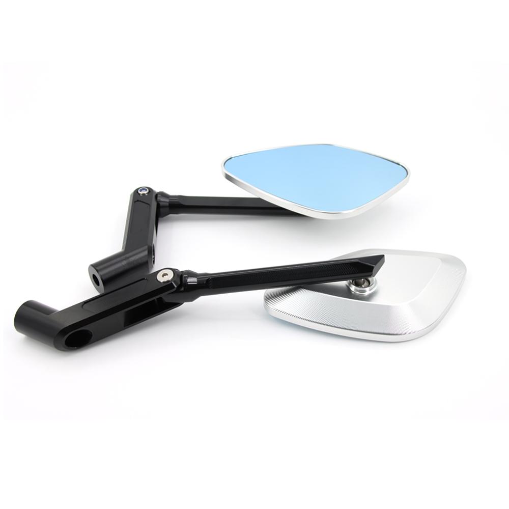 

Зеркала заднего вида для R1300GS 2024 Подходит для R1300 GS Мотоциклетное зеркало Боковое зеркало Складное ЧПУ алюминиевое регулируемое зеркало серебряный