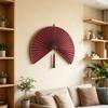 Handgewebter Wandfächer Böhmisch Asiatisch Dekorative Wanddekoration für Schlafzimmer Wohnzimmer