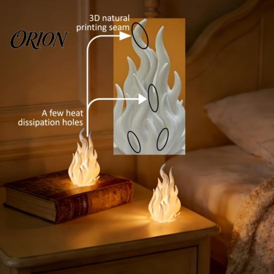 3D Printed Candle Holder Flame Shade, Gothic Ambient Decor Figurine, Hollow Eco Friendly PLA Material Tealight Cover for Dining Room Study Holiday