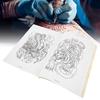 80 Pages Tattoo Practice Template Book Liner Shader Picture Tattoo Book Accessory