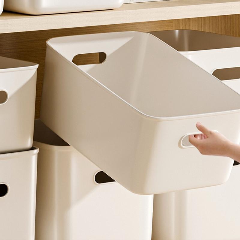 Plastic Storage Box Desktop Storage Box Bathroom, Kitchen, Clothes and Miscellaneous Items Sorting Storage Box