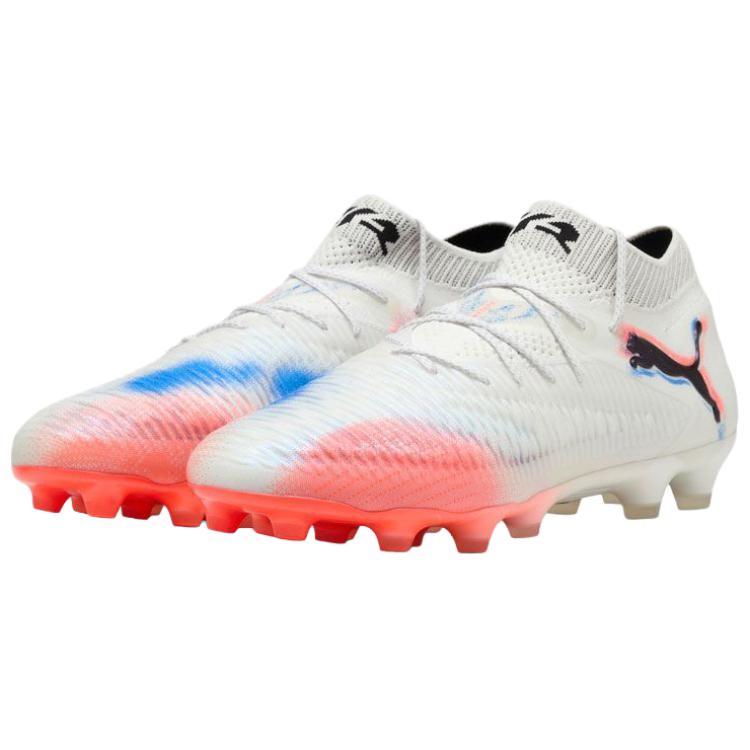 Puma Future 8 Ultimate Fashion Comfortable Soccer Shoes Unisex sneaker White Red Blue 108585-01