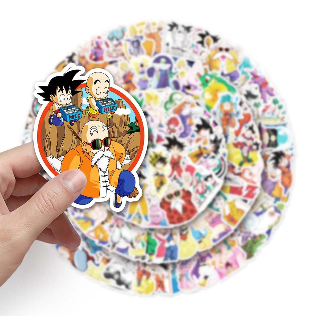 100 Personalisierte DIY Cartoon Japanische Cartoon Doodle Laptop Roller Auto Kreative Aufkleber