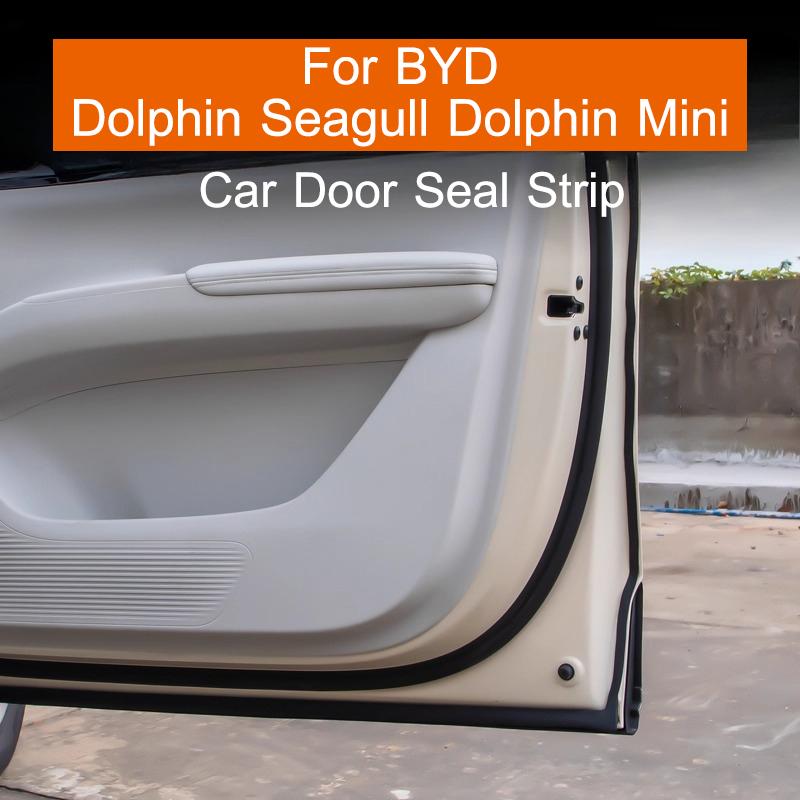 For BYD Dolphin Seagull Dolphin Mini Surf Atto 1 Car Door Seal Strip A B Pillars Sound Insulation Dustproof Accessories