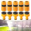 10pcs Hose Faucet Quick Connector 3/4 & 1/2 Inch Graden Hose Water Tap Threaded Connector Faucet Adapter For Garden Irrigation