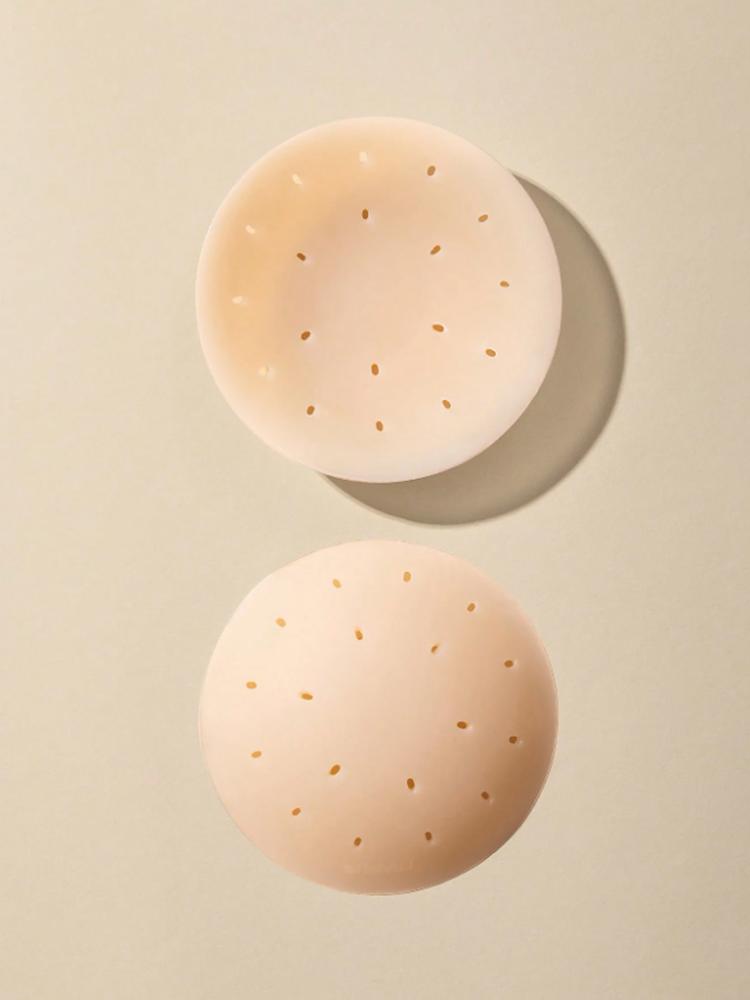 

2 шт. дышащие липкие силиконовые накладки на соски беспроводной бюстгальтер невидимое нижнее белье бикини специальные накладки против засвечивания дышащий клей абрикосовый