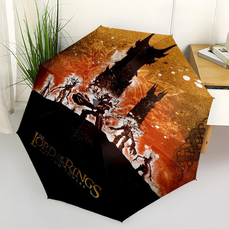 

1pc The Two Towers Film Poster Umbrella with Plastic Handle,Suitable for All Seasons Travel Outdoor Multi-functional UmbrellaDCS291